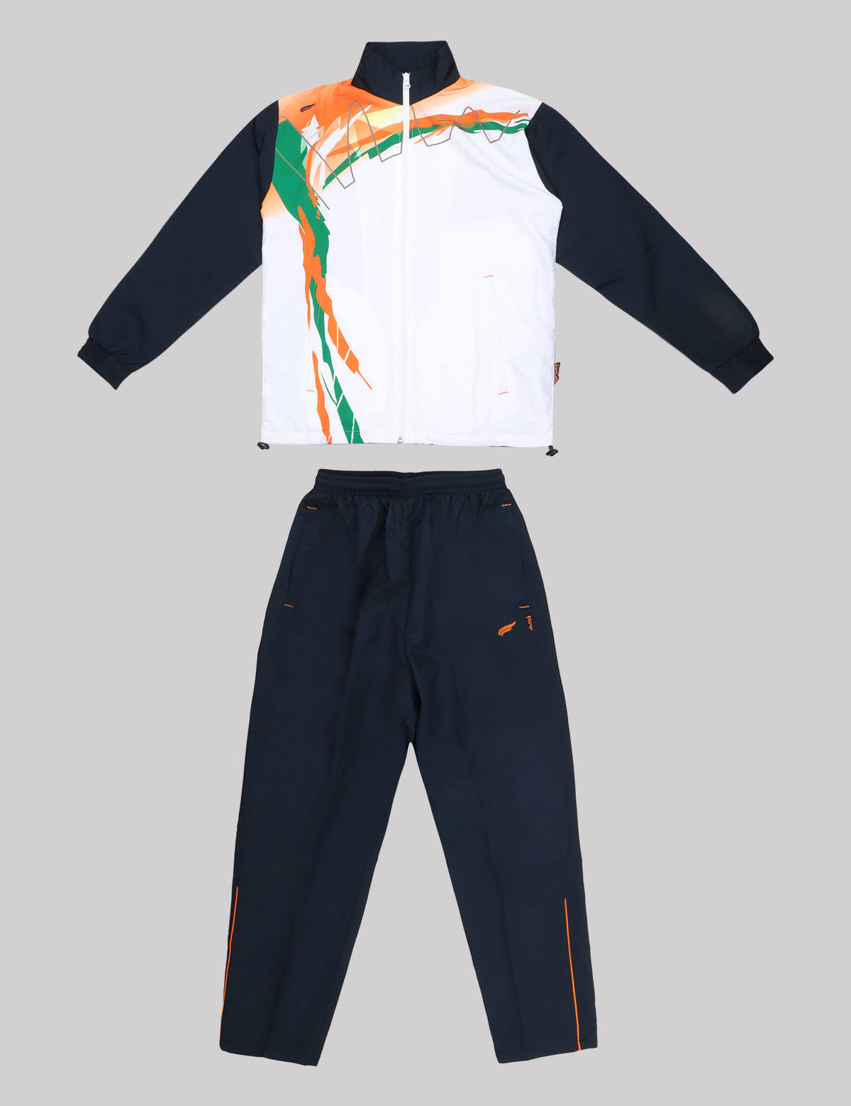 ASI Euro Digital Tracksuit - White & Navy