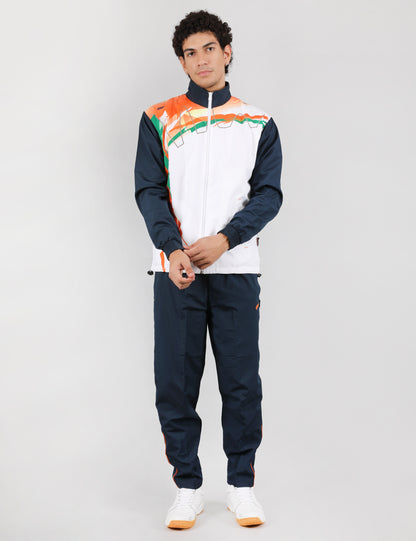 ASI Euro Digital Tracksuit - White & Navy
