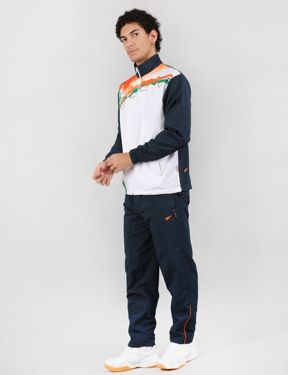 ASI Euro Digital Tracksuit - White & Navy