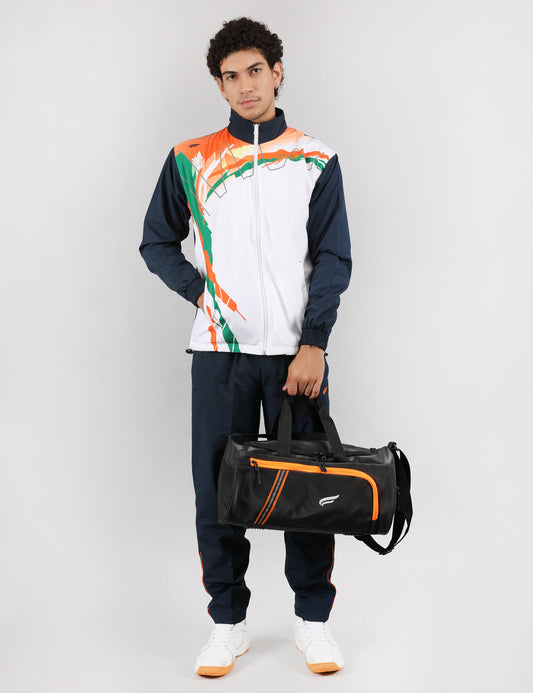 ASI Euro Digital Tracksuit - White & Navy